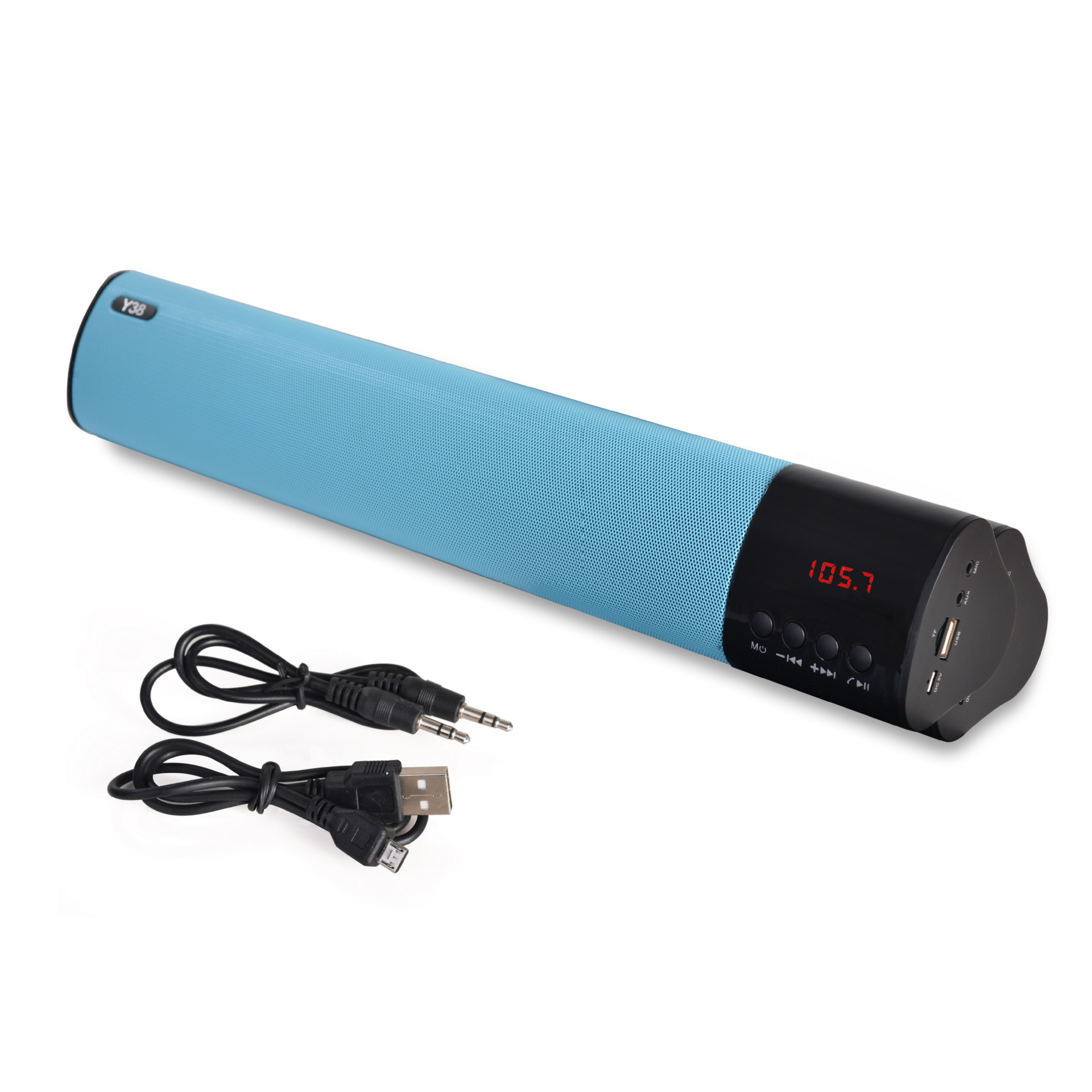 Double horn long Bluetooth Speaker Mini outdoor bass Card Sound Handsfree Call Small Speakers
