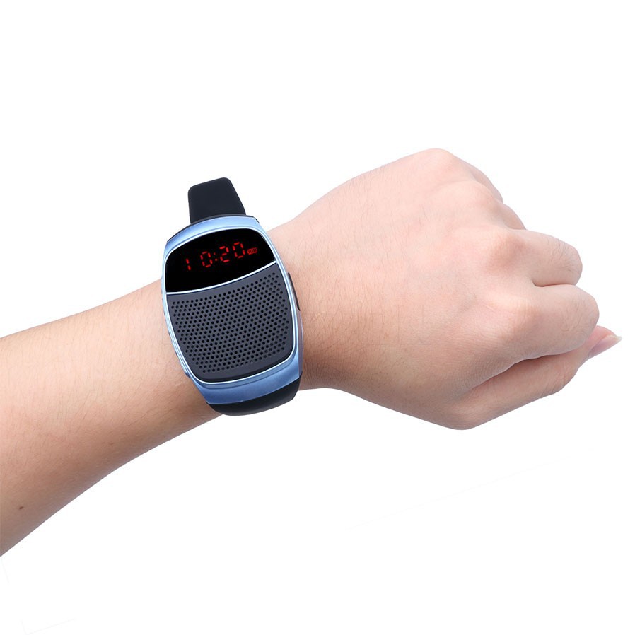 Outdoor Movement Wireless Bluetooth Speaker Watch Card With liquid crystal Display screen
