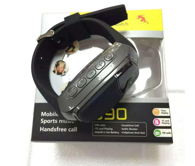 Outdoor Movement Wireless Bluetooth Speaker Watch Card With liquid crystal Display screen