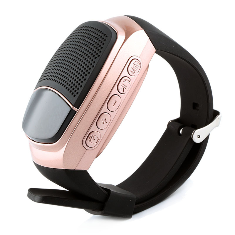 Outdoor Movement Wireless Bluetooth Speaker Watch Card With liquid crystal Display screen