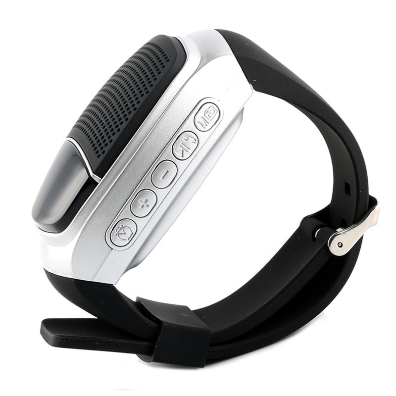 Outdoor Movement Wireless Bluetooth Speaker Watch Card With liquid crystal Display screen