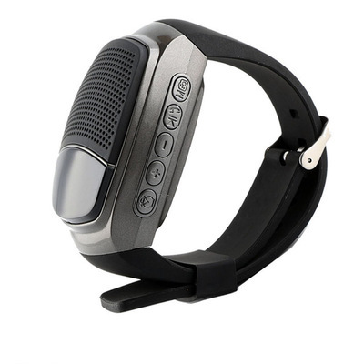 Outdoor Movement Wireless Bluetooth Speaker Watch Card With liquid crystal Display screen