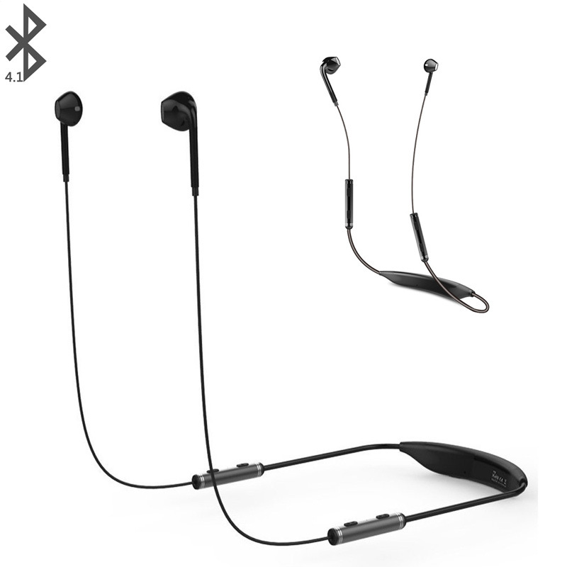 Bluetooth Headset 4.1 Ear Plug Type Outdoor Run Movement Music Stereo Universal Hanging Ear Style