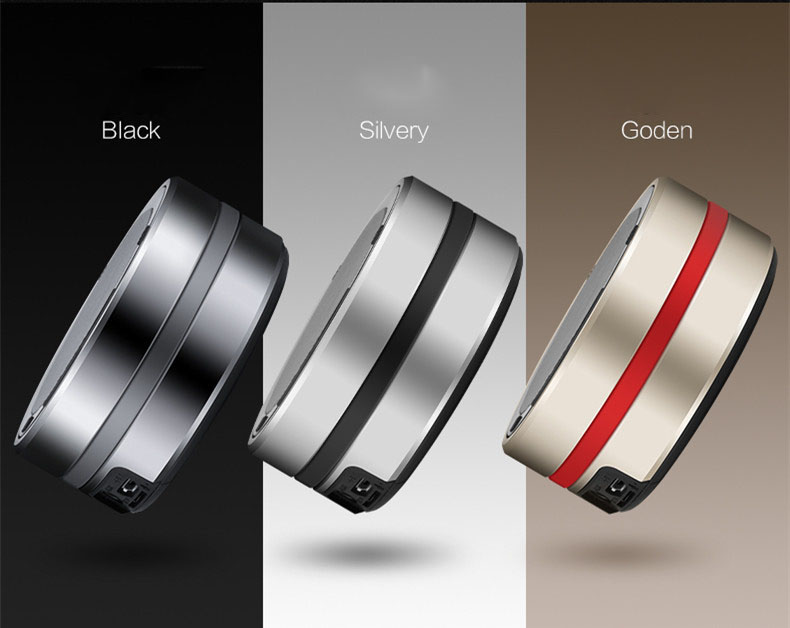 Wireless Bluetooth Speaker The New Portable Metal Subwoofer Outdoor Mini Card Small Steel Gun