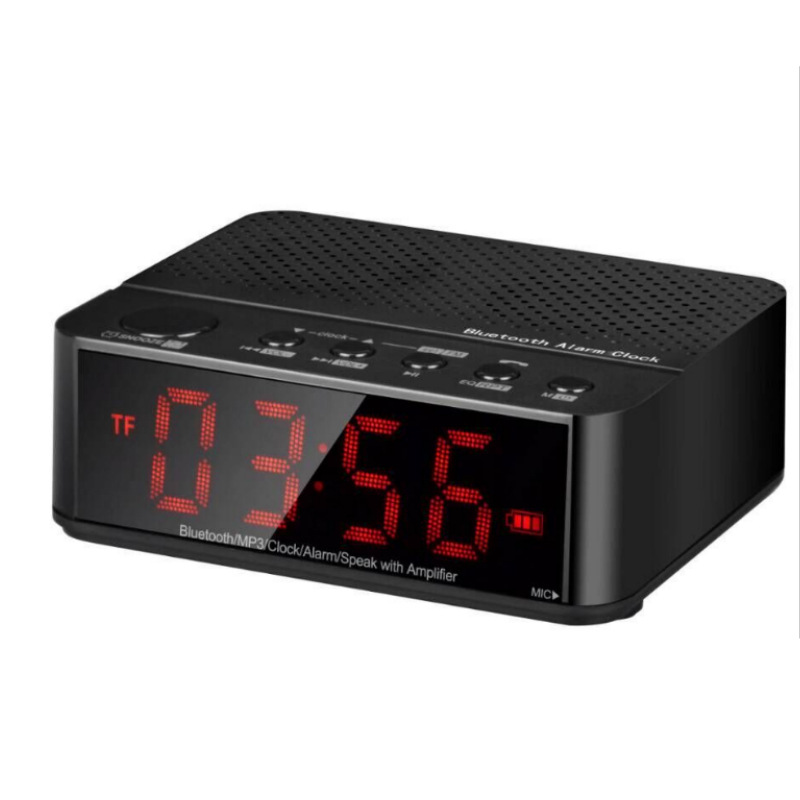 LED Display Screen Wireless Bluetooth Speaker Clock Bluetooth Sound Card Radio Computer Speaker