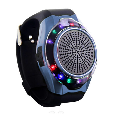 Watch Bluetooth Speaker Outdoor Movement Handsfree Colorful LED Flashing lights Small Sound