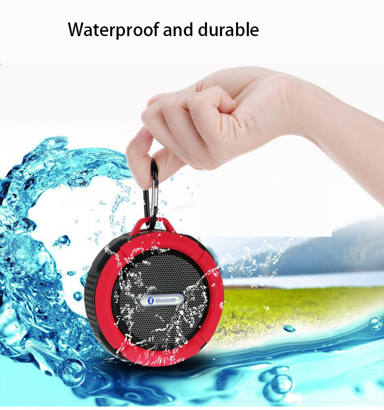 Waterproof Outdoor Movement Wireless Bluetooth Speaker Portable Bathroom Sucker Card Small Sound