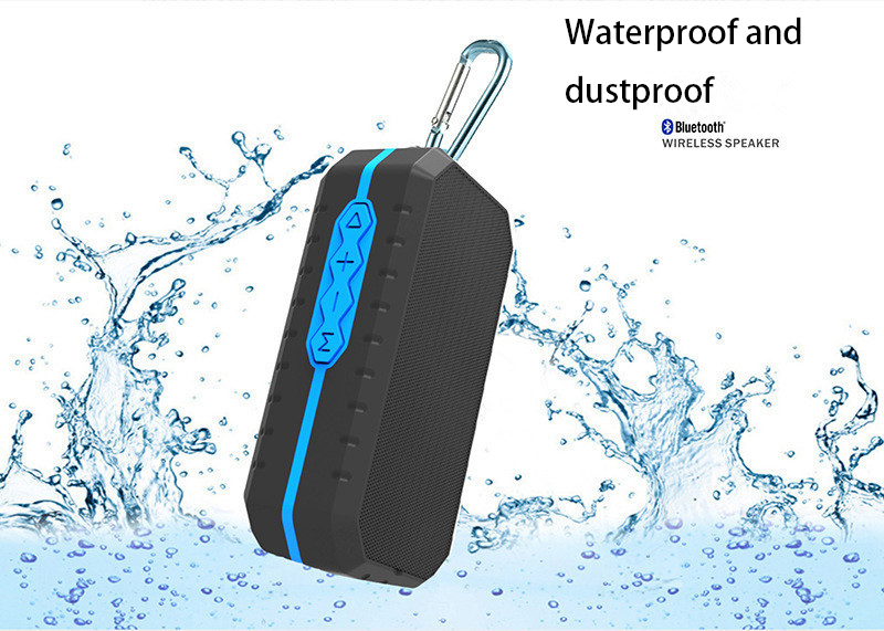 Three anti Bluetooth Speaker Outdoor Climbing Movement Mini Bass Portable Card Bluetooth Speaker