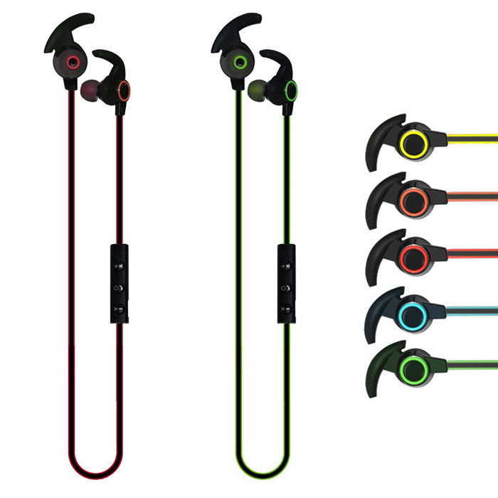 The New Bluetooth Headset Wireless Movement Run Universal Ear Style Stereo Fashion Headset