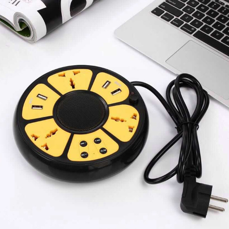 Socket Wireless Bluetooth Speaker intelligent Usb Creative Electric Row Sound Card Small Sound Bass