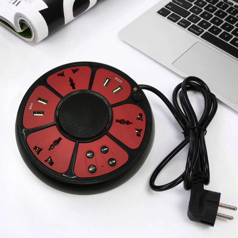 Socket Wireless Bluetooth Speaker intelligent Usb Creative Electric Row Sound Card Small Sound Bass