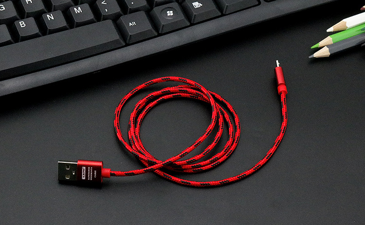 Apply Apple 7 iphone6 Mobile Phone Tiger Pattern Data lines Andrews Nylon Hemp Rope Charging Cable