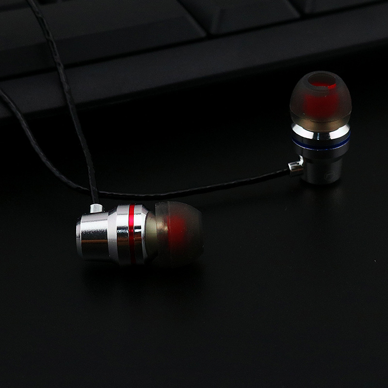 Mobile Phone General Headset Noise Reduction Earplugs Ear Style Subwoofer Metal Headset Headset