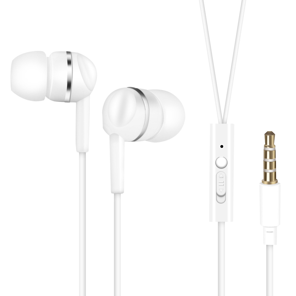 Mobile phone General Headset Ear Style General Headset  Wire Control With Microphone Earplugs