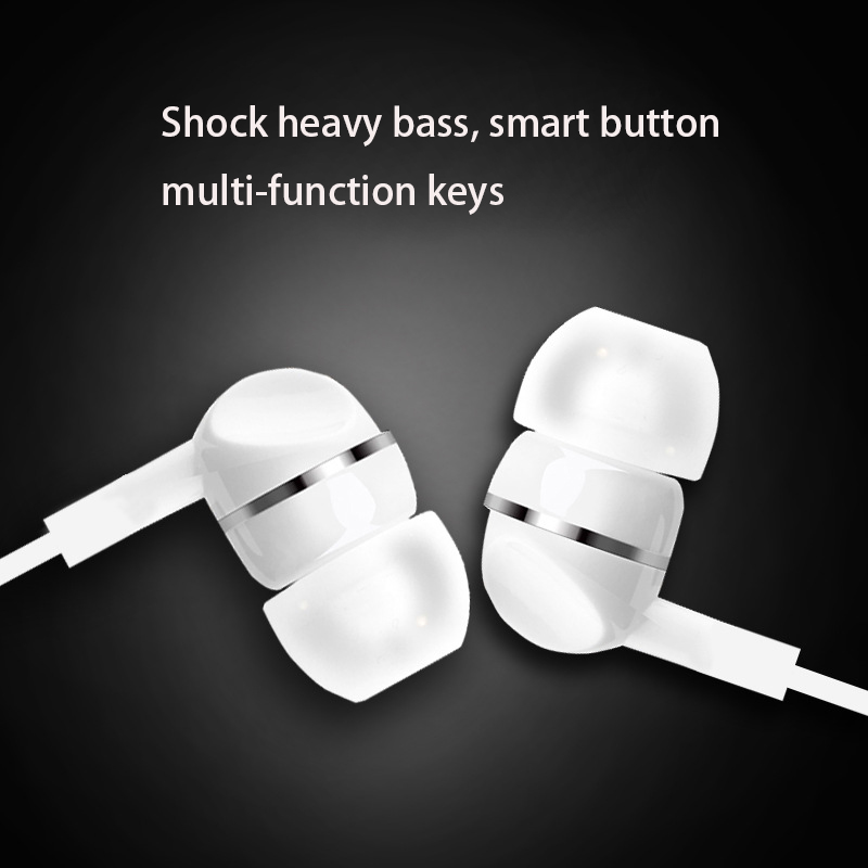 Mobile phone General Headset Ear Style General Headset  Wire Control With Microphone Earplugs