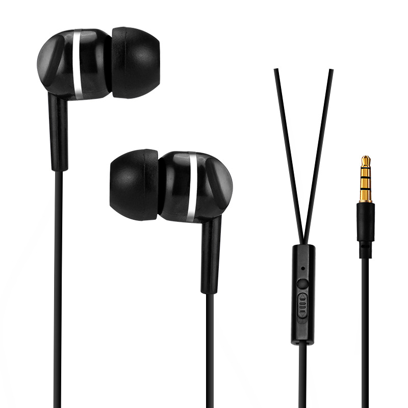 Mobile phone General Headset Ear Style General Headset  Wire Control With Microphone Earplugs