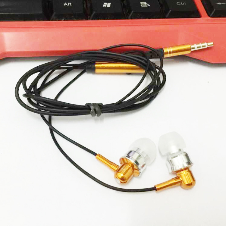 Mobile phone General headset  Fashion Ear style Earplugs Headset  Stereo Microphone