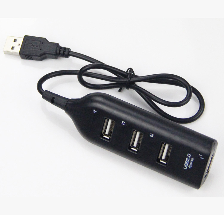 Extended HUB Four Divisions Human Type Computer Hubs Dragged Four Intelligent Charger