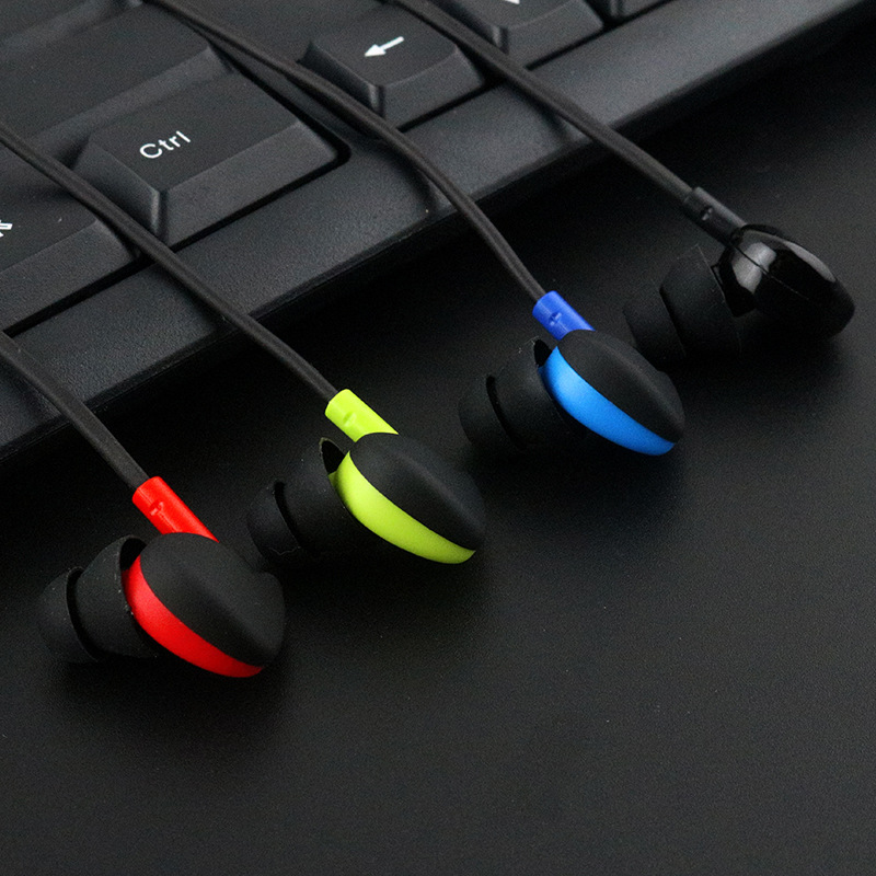 Movement Headset Ear Style Subwoofer Mobile Phone Computer General Wire Control With Wheat Headset