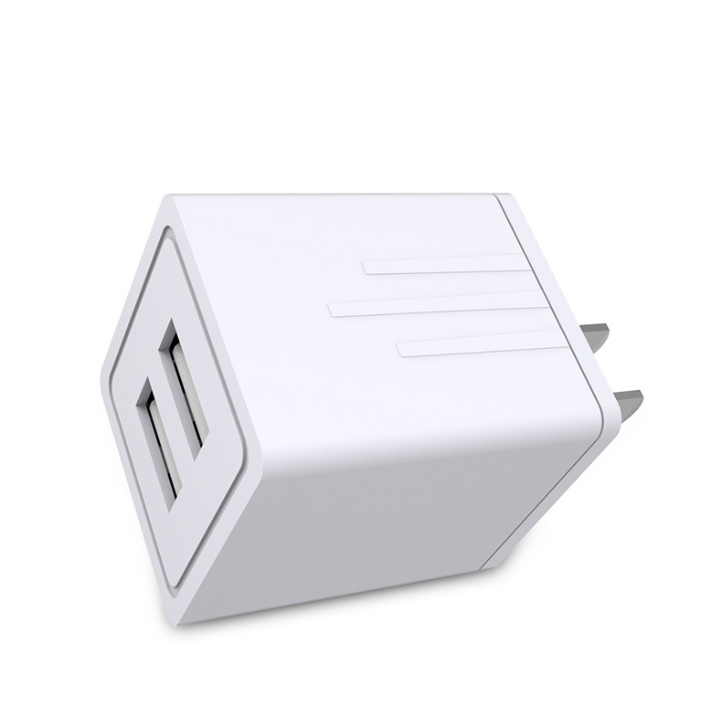 Mobile phone charger   Dual USB fast Charger 2.1A intelligent General charger