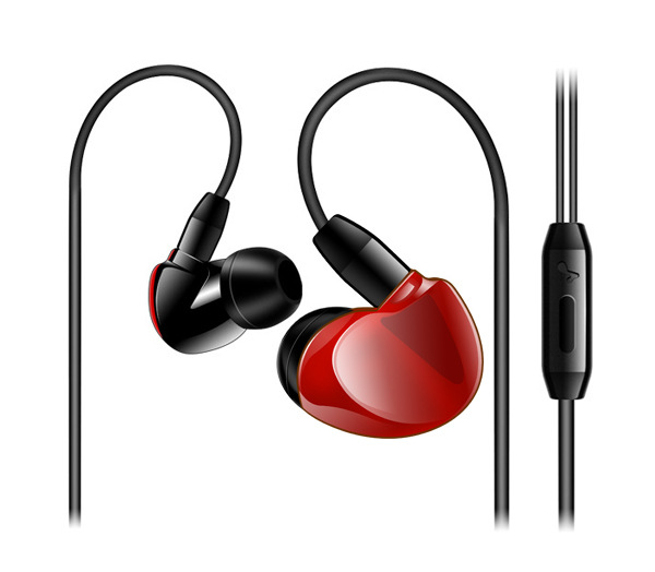 Outdoor Movement Fashion Headset  Subwoofer Wire Control Run With Wheat Headset Ios Andrews General