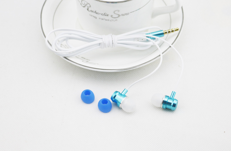 Mobile Phone Wire Control Headset 3.5mm Ear Style intelligent With Wheat General Subwoofer Earplugs