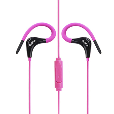 Outdoor Fashion Movement Headset With Wheat Subwoofer Run Hanging Ear Style Wire Control Headset