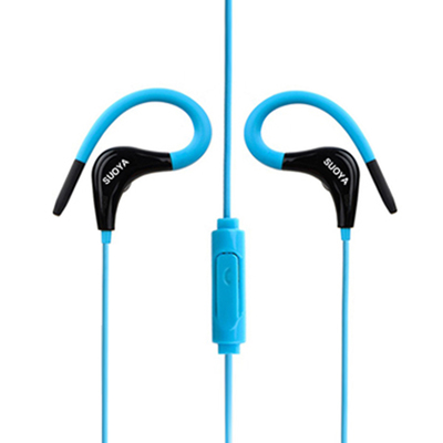 Outdoor Fashion Movement Headset With Wheat Subwoofer Run Hanging Ear Style Wire Control Headset