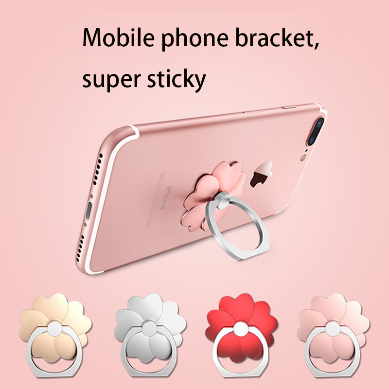 lucky Clover Finger Buckle  apple Andrews Mobile phone General Lazy ring Buckle