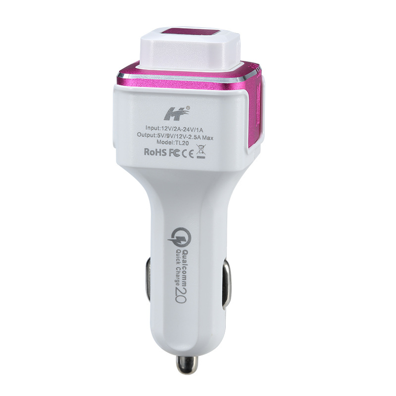Multifunction Car Charger Car Atmosphere Lights Fast Charge Bluetooth Headset Charger