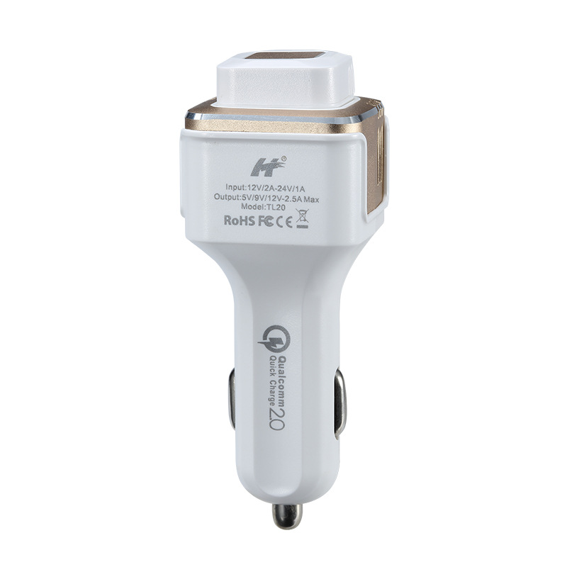 Multifunction Car Charger Car Atmosphere Lights Fast Charge Bluetooth Headset Charger