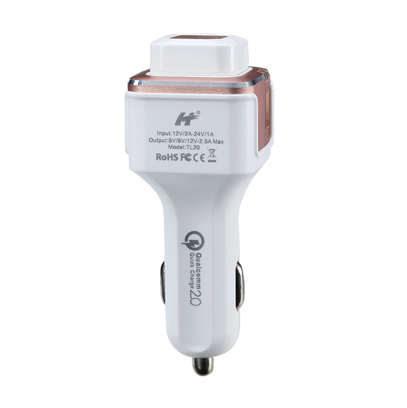Multifunction Car Charger Car Atmosphere Lights Fast Charge Bluetooth Headset Charger