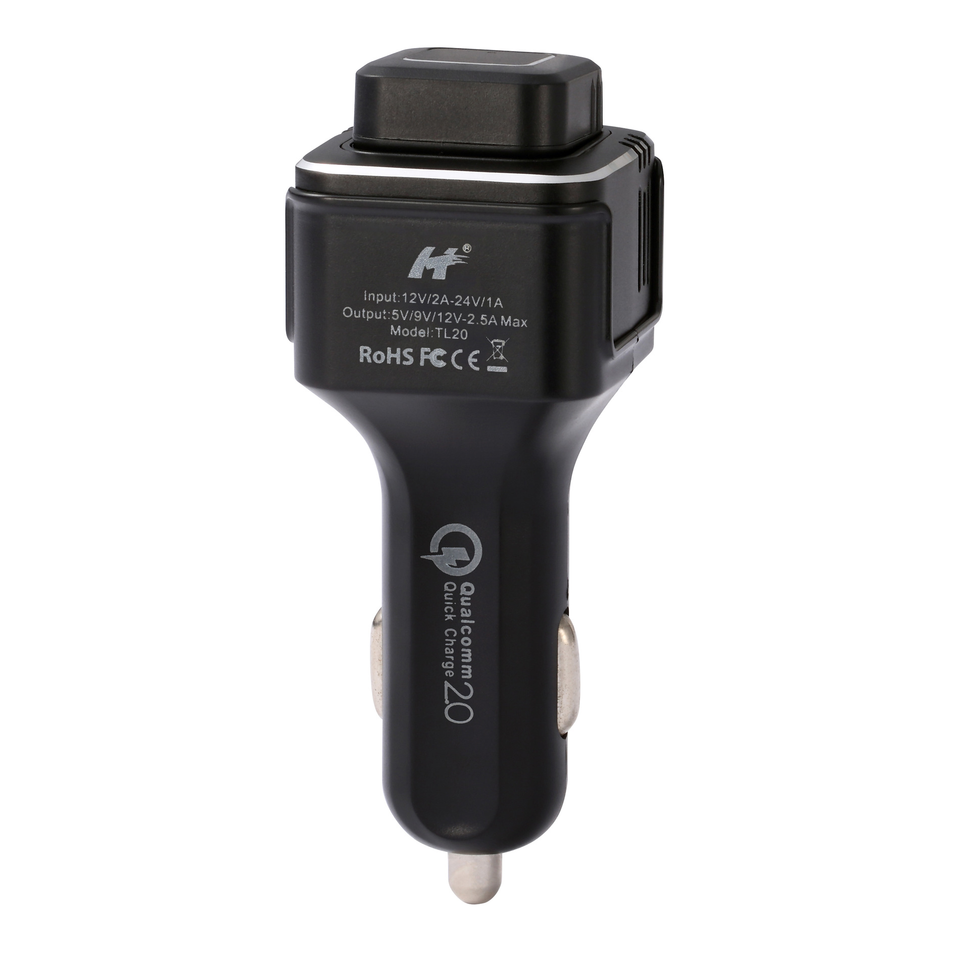 Multifunction Car Charger Car Atmosphere Lights Fast Charge Bluetooth Headset Charger