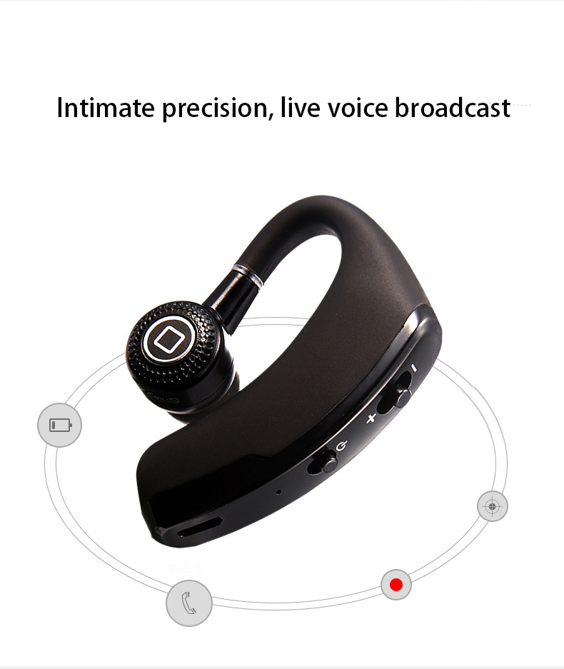 Bluetooth Headset Hanging Ear style Car Business Drive Music General Movement Mini Wireless Headset