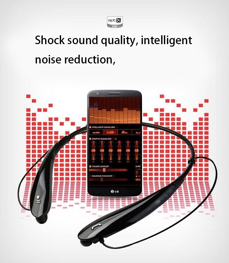 Outdoor Movement Bluetooth Headset Neck Hanging Type Wireless Movement Stereo Run Headset