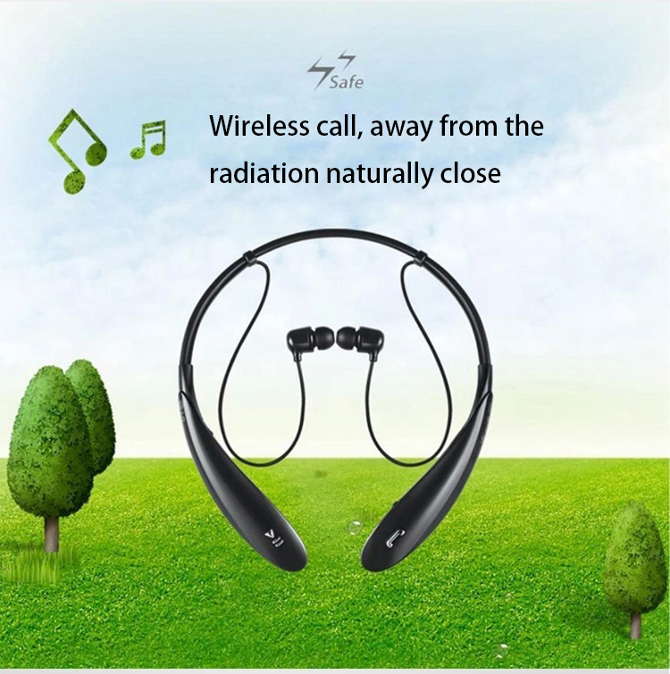 Outdoor Movement Bluetooth Headset Neck Hanging Type Wireless Movement Stereo Run Headset