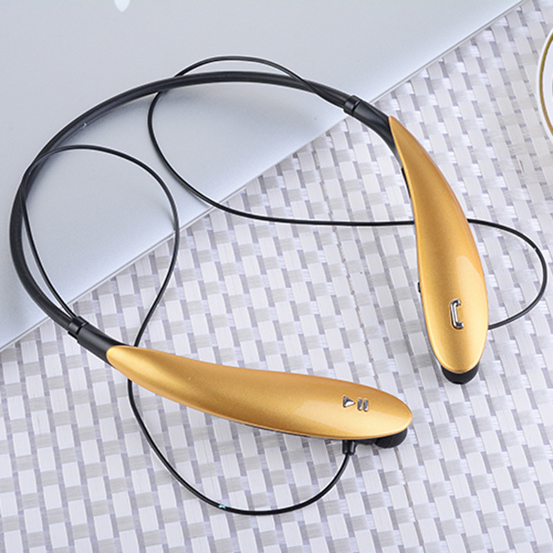 Outdoor Movement Bluetooth Headset Neck Hanging Type Wireless Movement Stereo Run Headset
