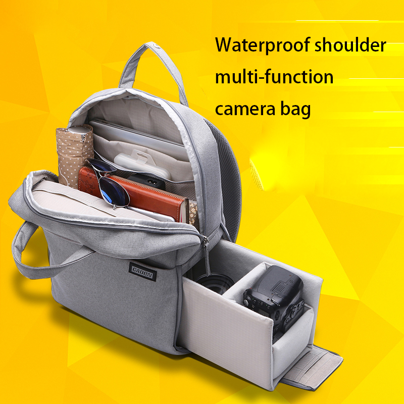 The New Waterproof Shoulders Camera Bag Wearable Outdoor Leisure Shoulders Photography Bag