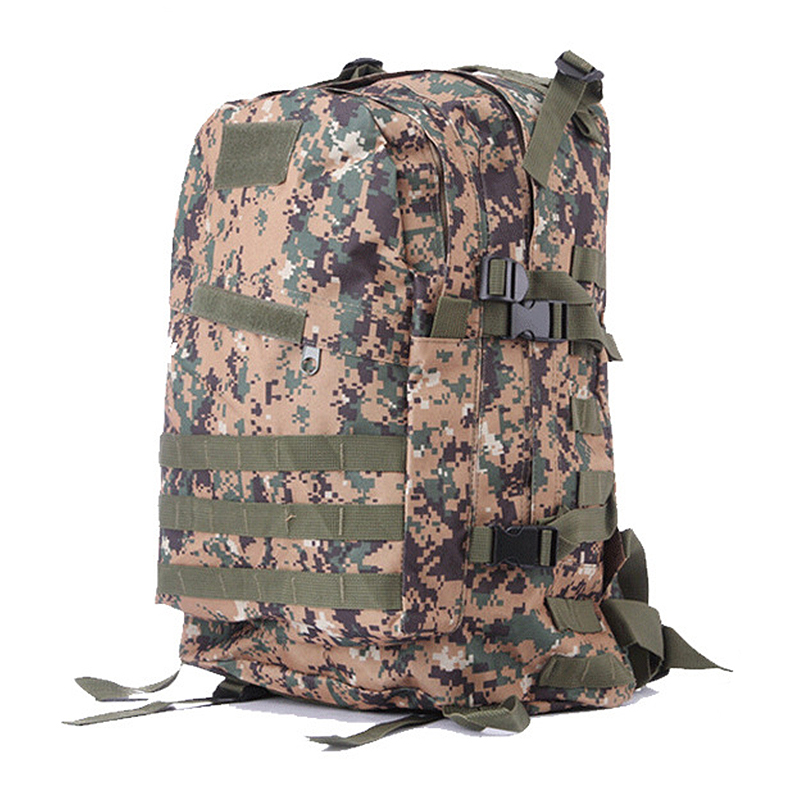 Outdoor Movement Camouflage Backpack Military Fans Climbing Hiking Bag Shoulders 3D Tactics Backpack