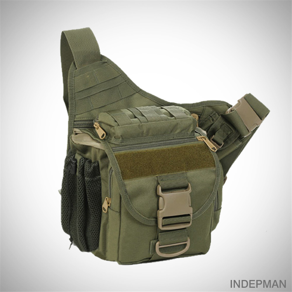 Outdoor Small Military Fans Shoulder Messenger bag Multifunction Super Camera Bag Fishing bag