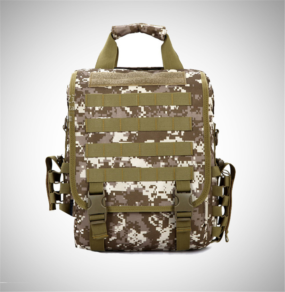 Upscale Waterproof Backpack Outdoor Shoulders Backpack Camouflage Tactics Computer Army Packs