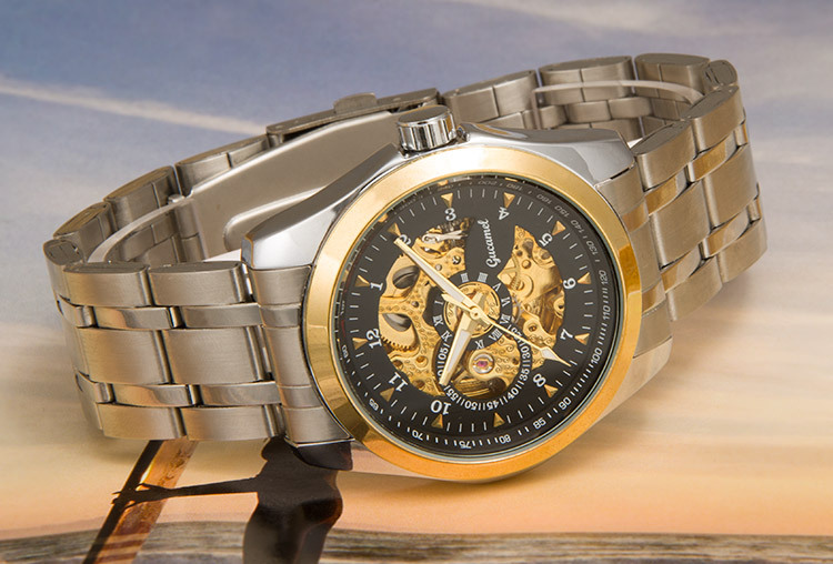 male Watch Upscale fashion Business Fully automatic Mechanical watch Hollow Watch