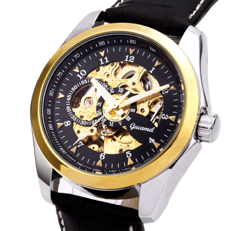 male Watch Upscale fashion Business Fully automatic Mechanical watch Hollow Watch