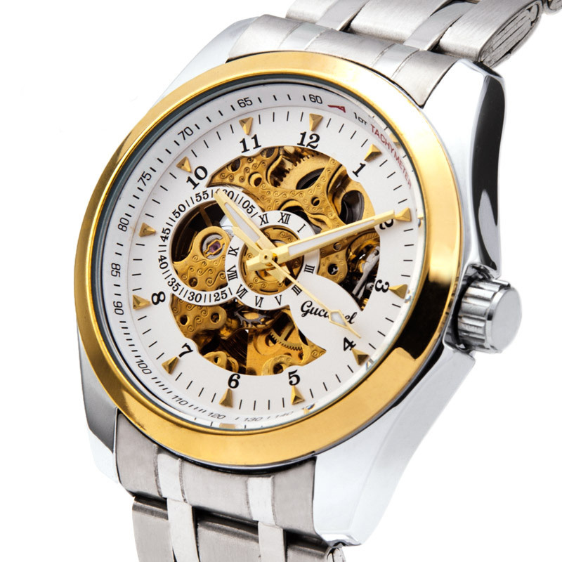 male Watch Upscale fashion Business Fully automatic Mechanical watch Hollow Watch