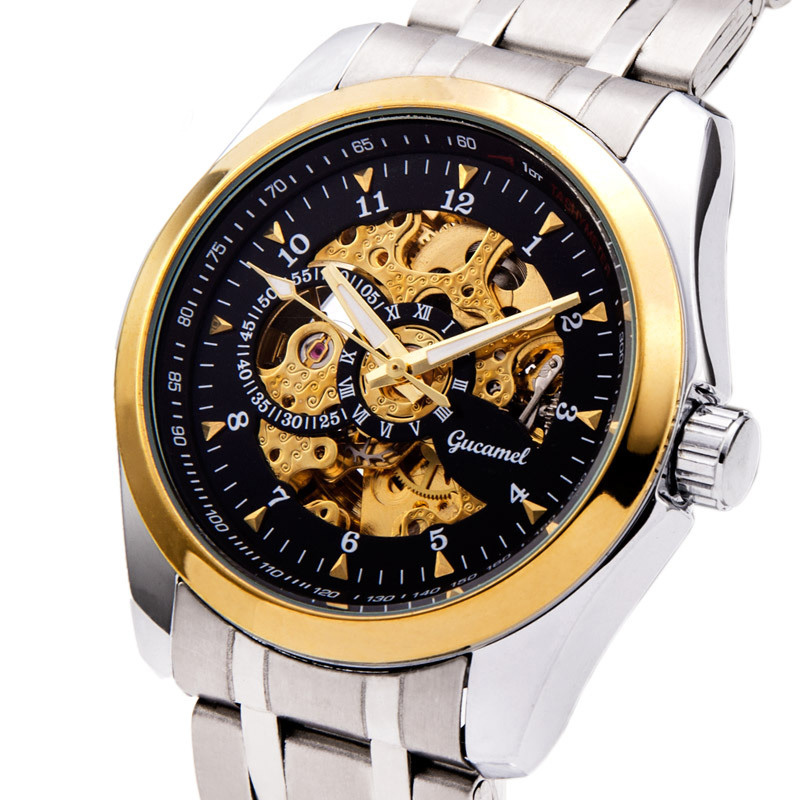 male Watch Upscale fashion Business Fully automatic Mechanical watch Hollow Watch