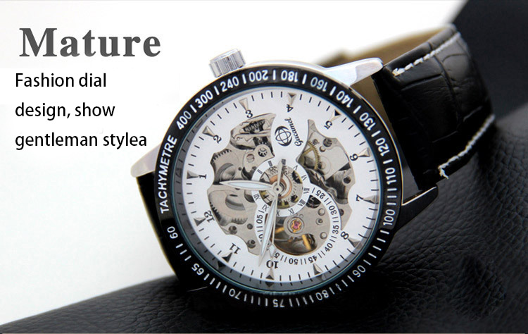 Men Watch High End fashion Business Hollow Watch Fully automatic Mechanical watch