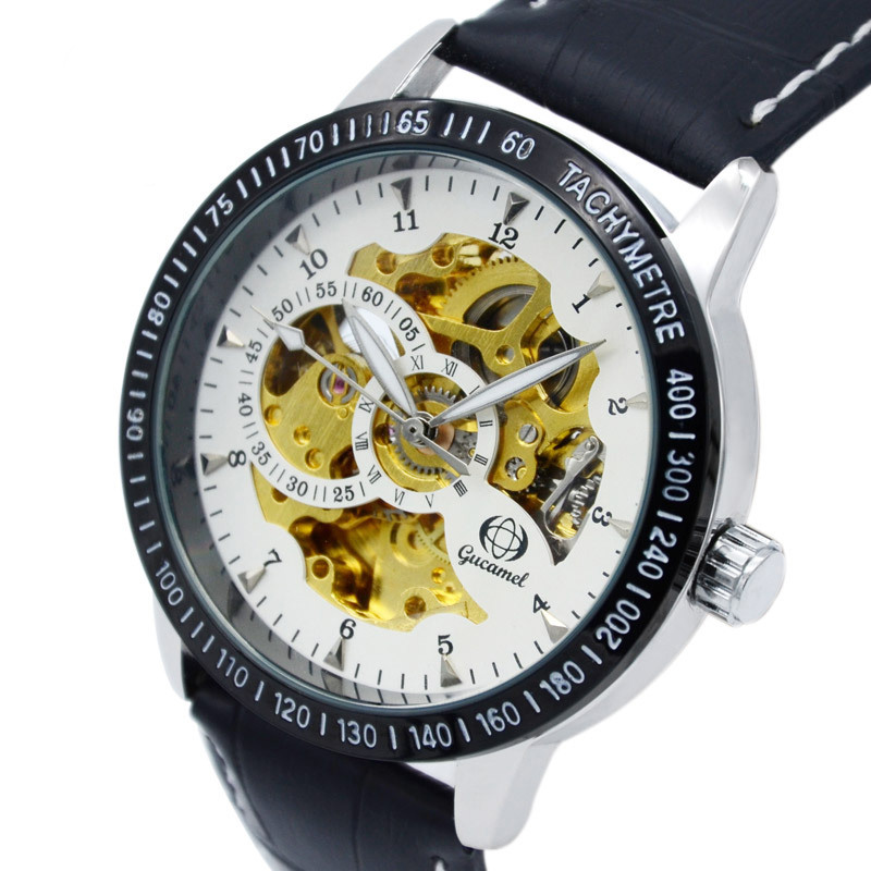 Men Watch High End fashion Business Hollow Watch Fully automatic Mechanical watch