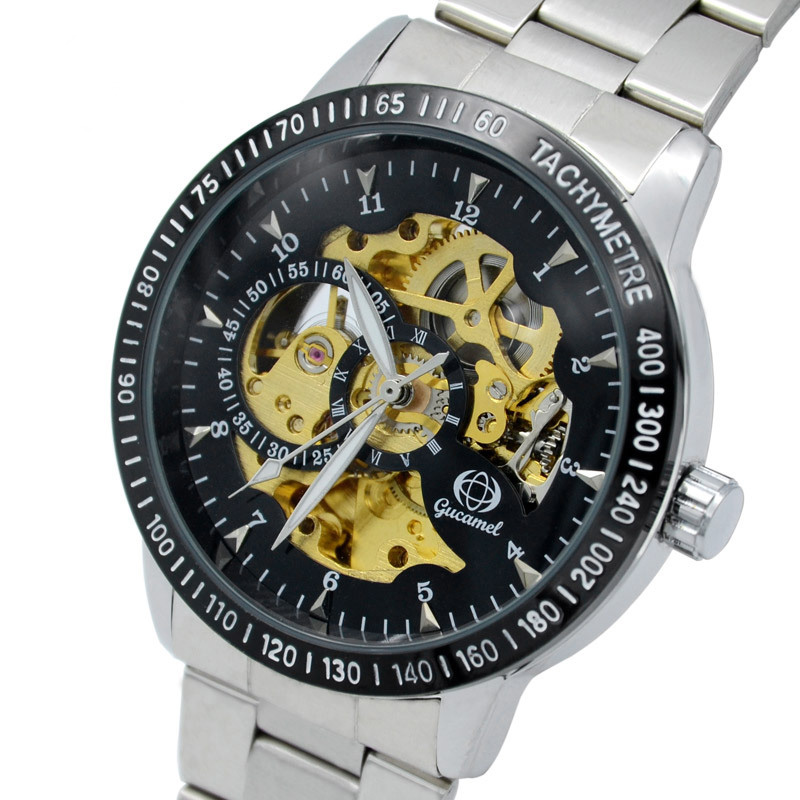 Men Watch High End fashion Business Hollow Watch Fully automatic Mechanical watch