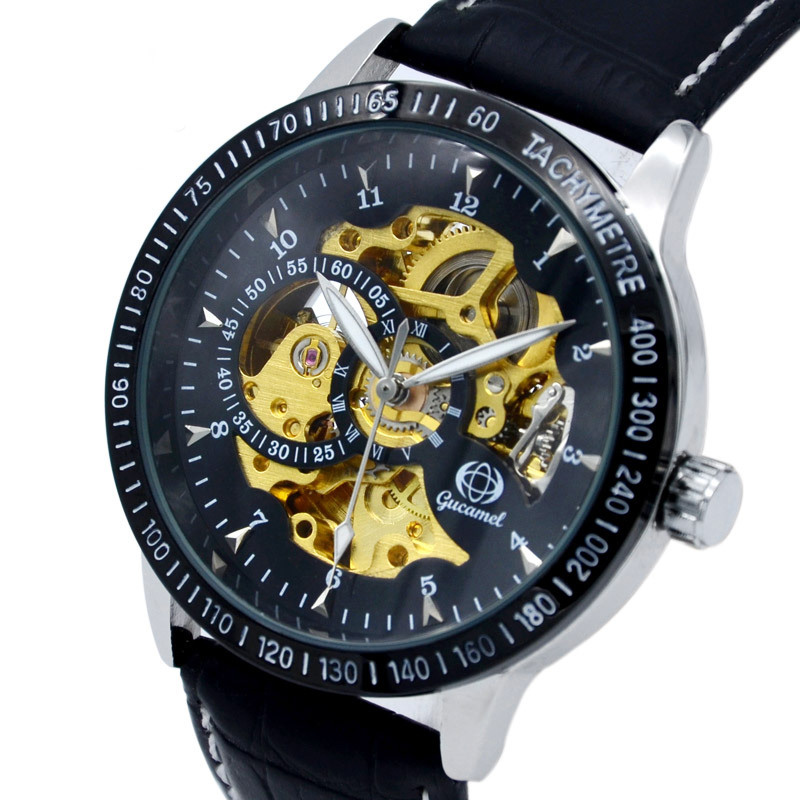 Men Watch High End fashion Business Hollow Watch Fully automatic Mechanical watch
