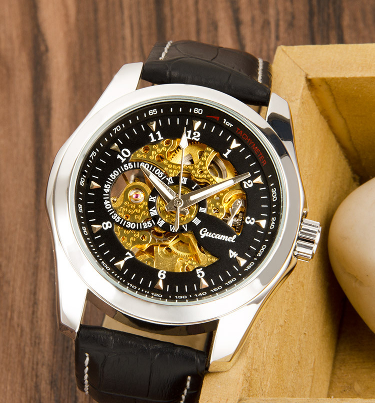 male Hollow Watch High end fashion Business Fully automatic Mechanical watch